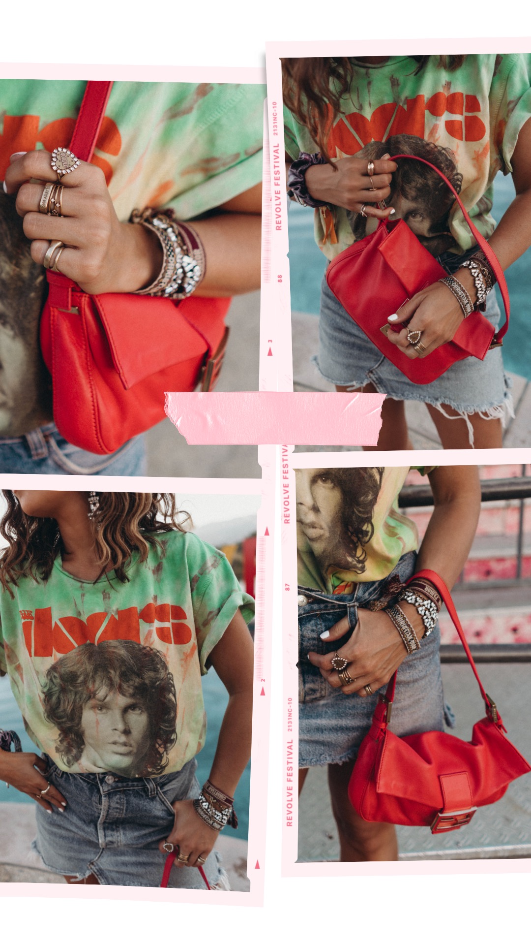 Sara of Collage Vintage at Revolve Festival Spring Summer 2019