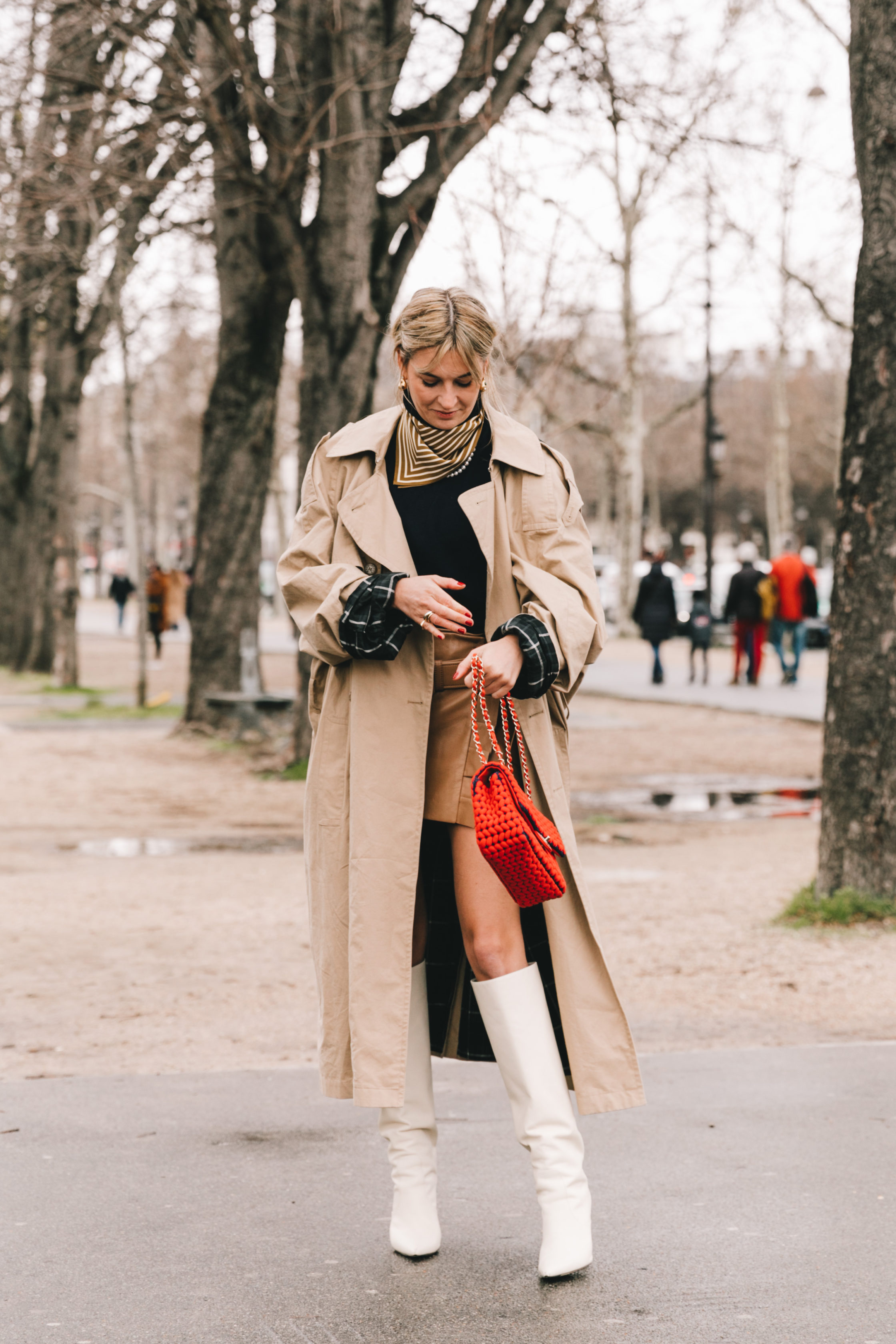 Chanel Street Style Paris Fashion Week Fall Winter by Collage Vintage