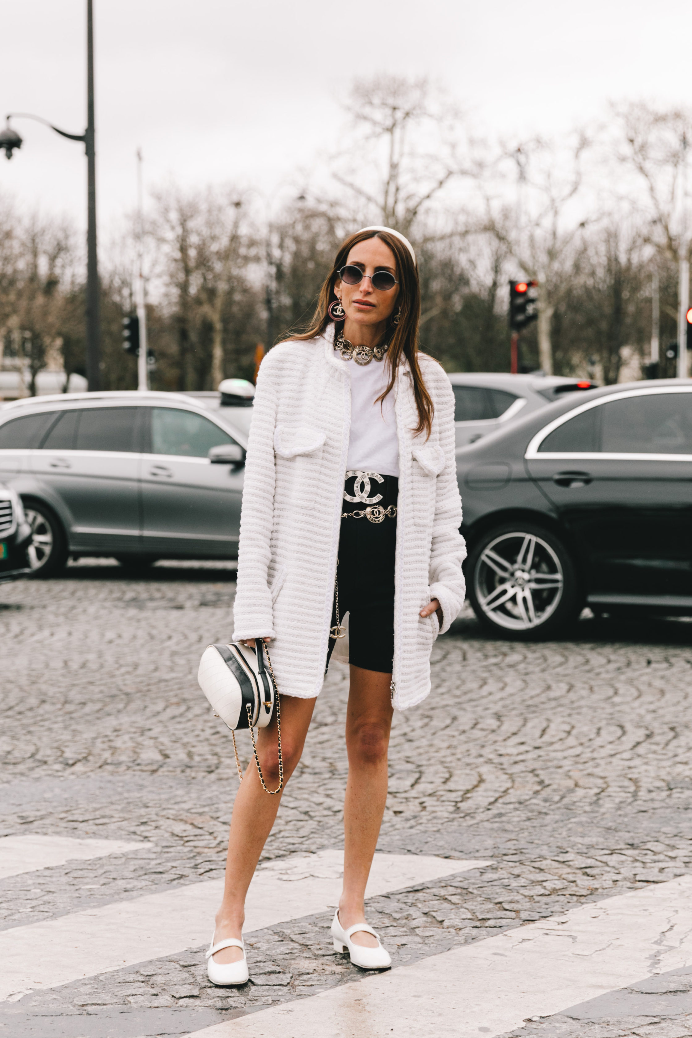 Chanel Street Style Paris Fashion Week Fall Winter by Collage Vintage