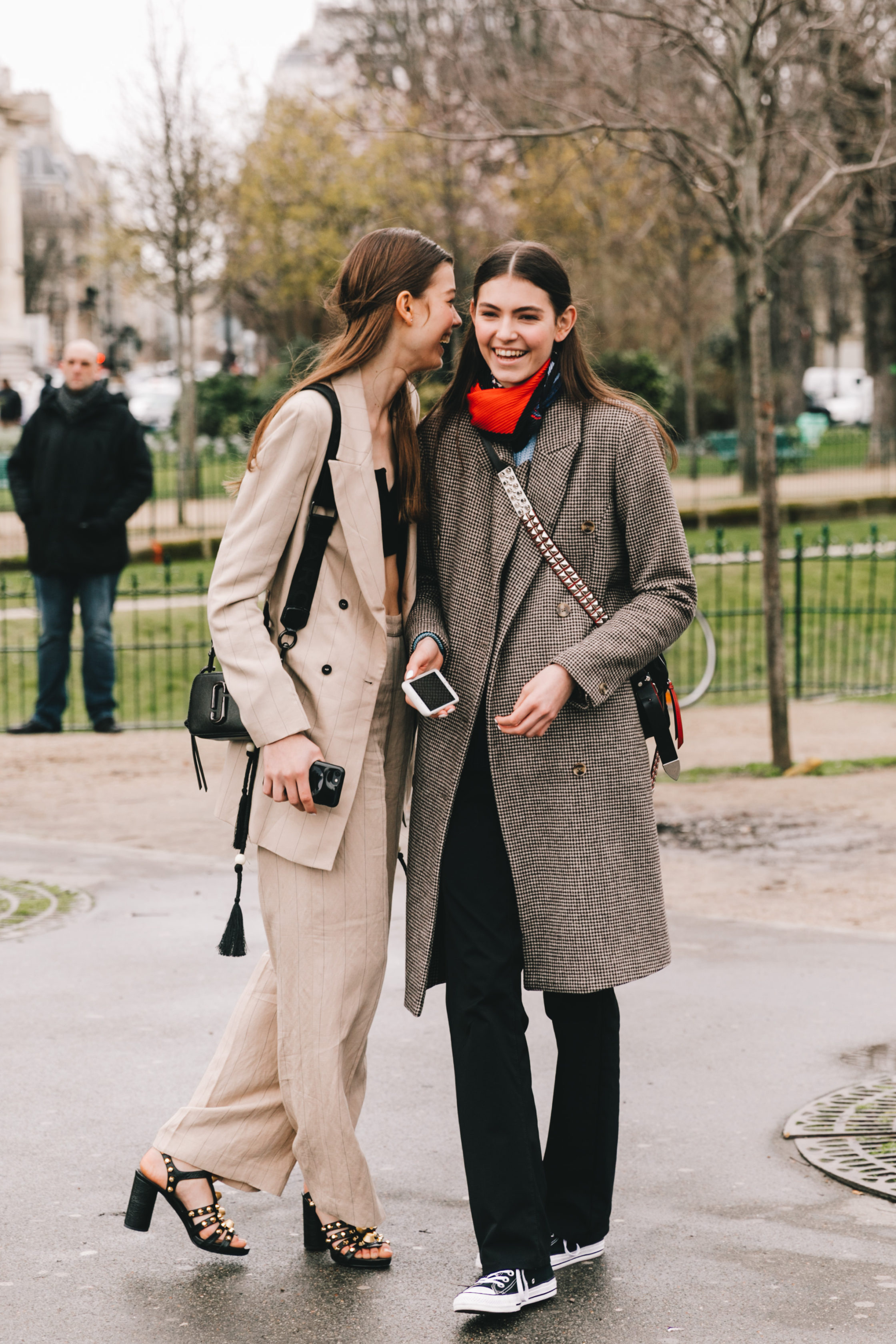 Chanel Street Style Paris Fashion Week Fall Winter by Collage Vintage