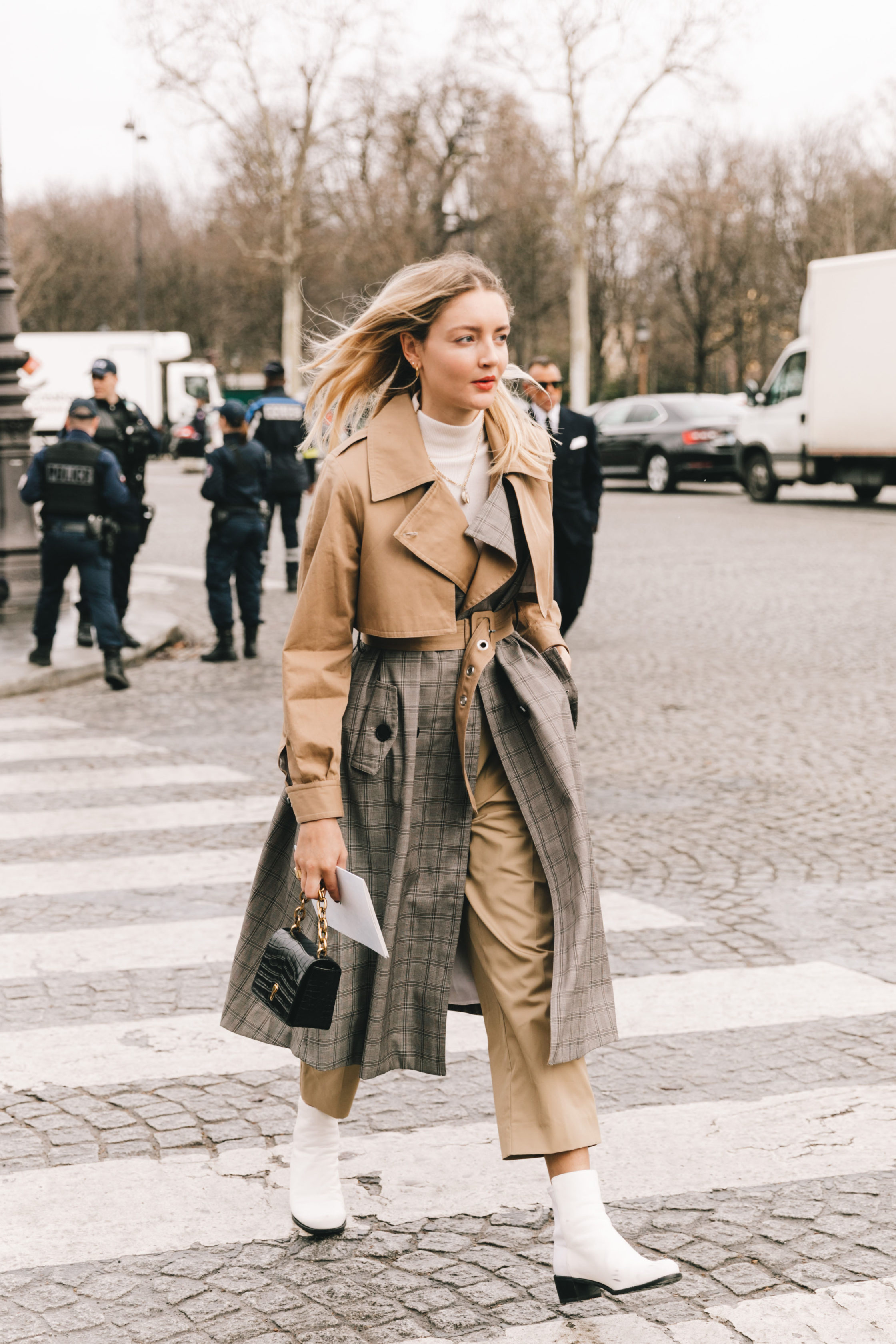 Chanel Street Style Paris Fashion Week Fall Winter by Collage Vintage