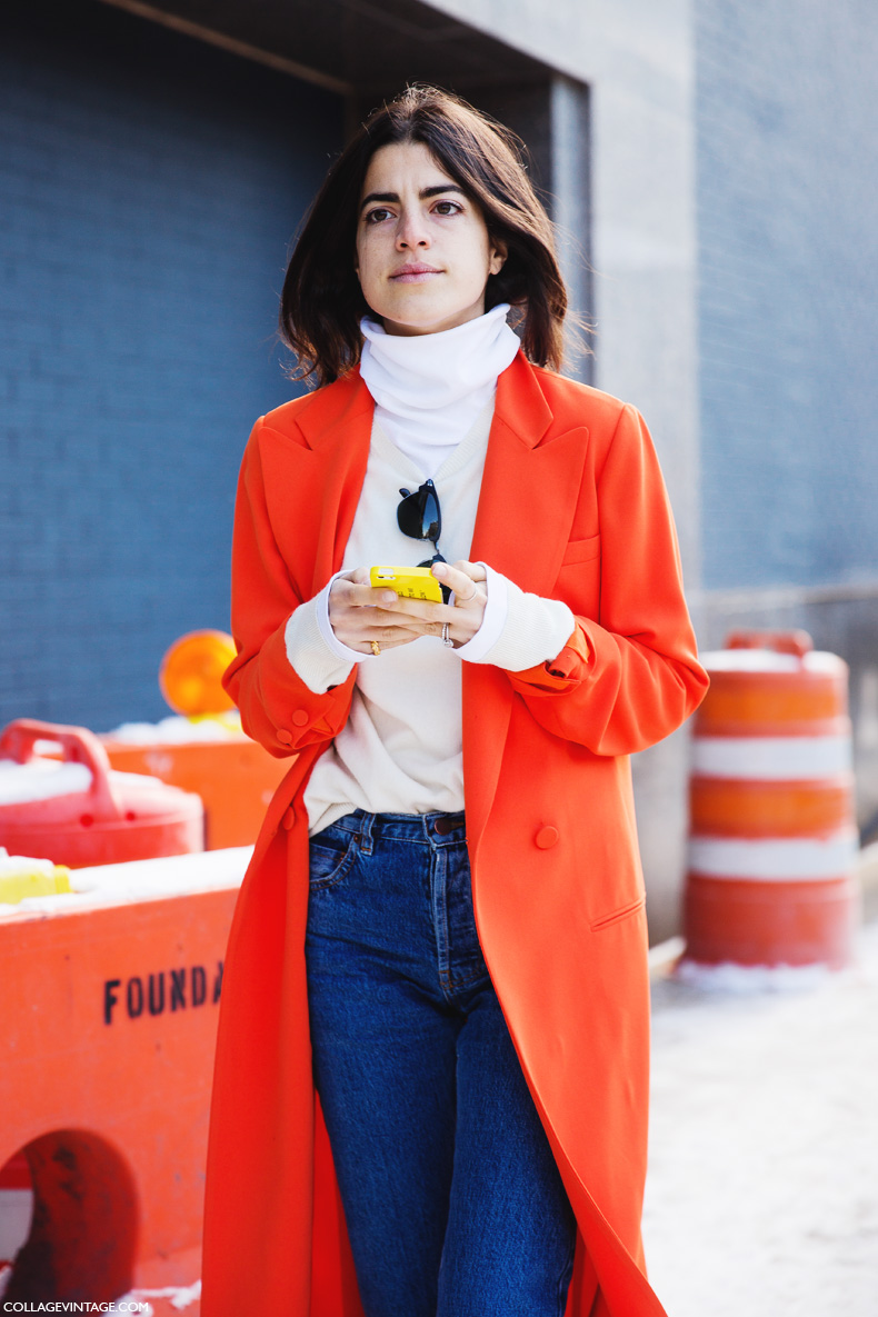 New_York_Fashion_Week-Street_Style-Fall_Winter-2015-Jeans-Long_Blazer-Orange-Turtleneck-Man_Repeller-LEandra_Medine-1