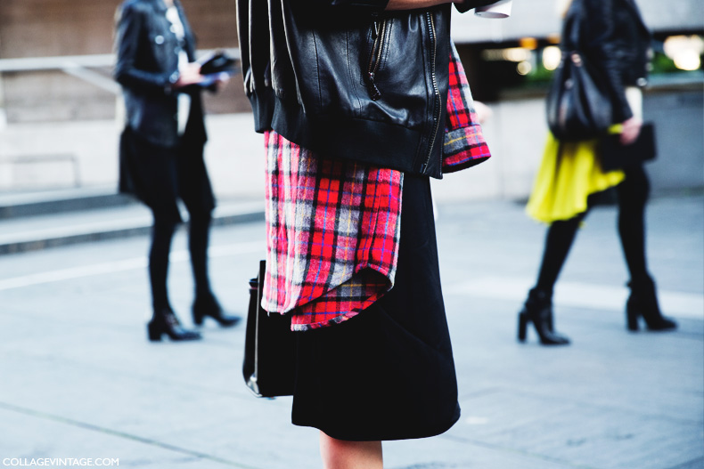 London_Fashion_Week-Street_Style-Fall_Winter_14-Plaid_Shirt