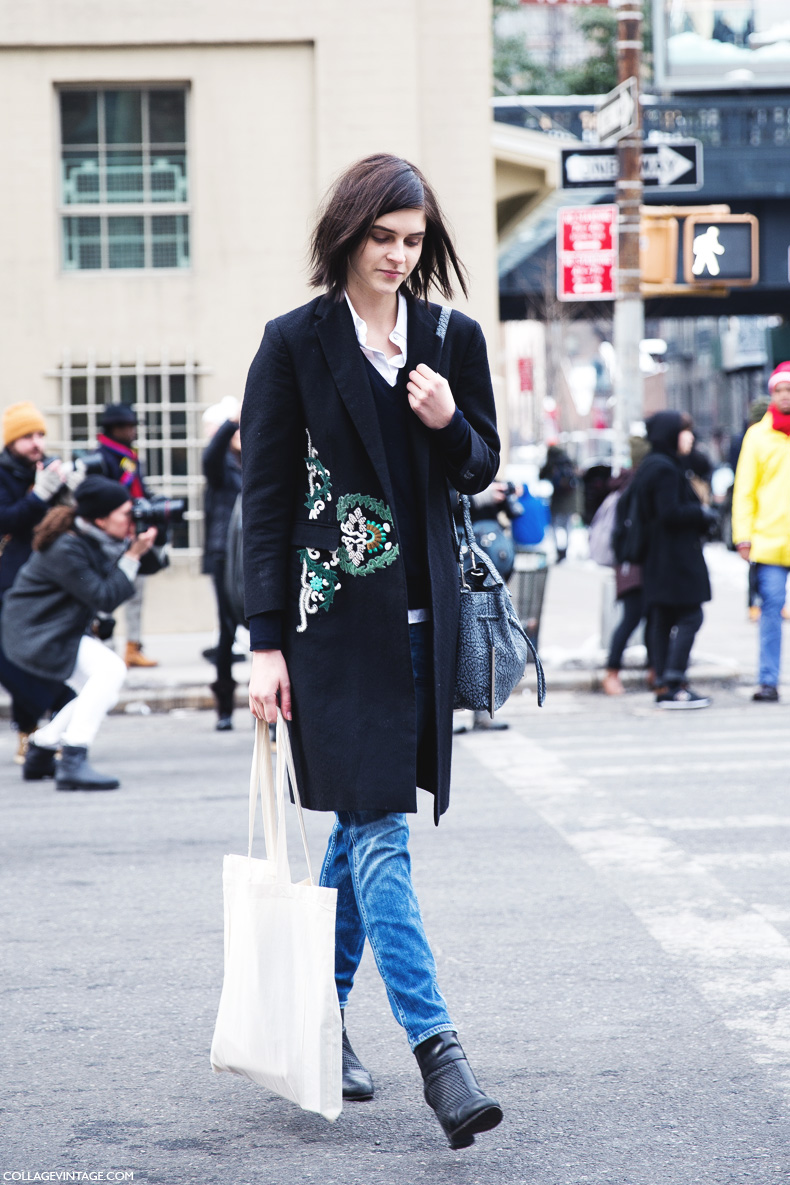 New_York_Fashion_Week-Street_Style-Fall_Winter-2015-Embroidered_Coat-