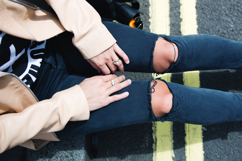 London-Street_Style-Sandro_Paris-Biker-Ripped_Jeans-44