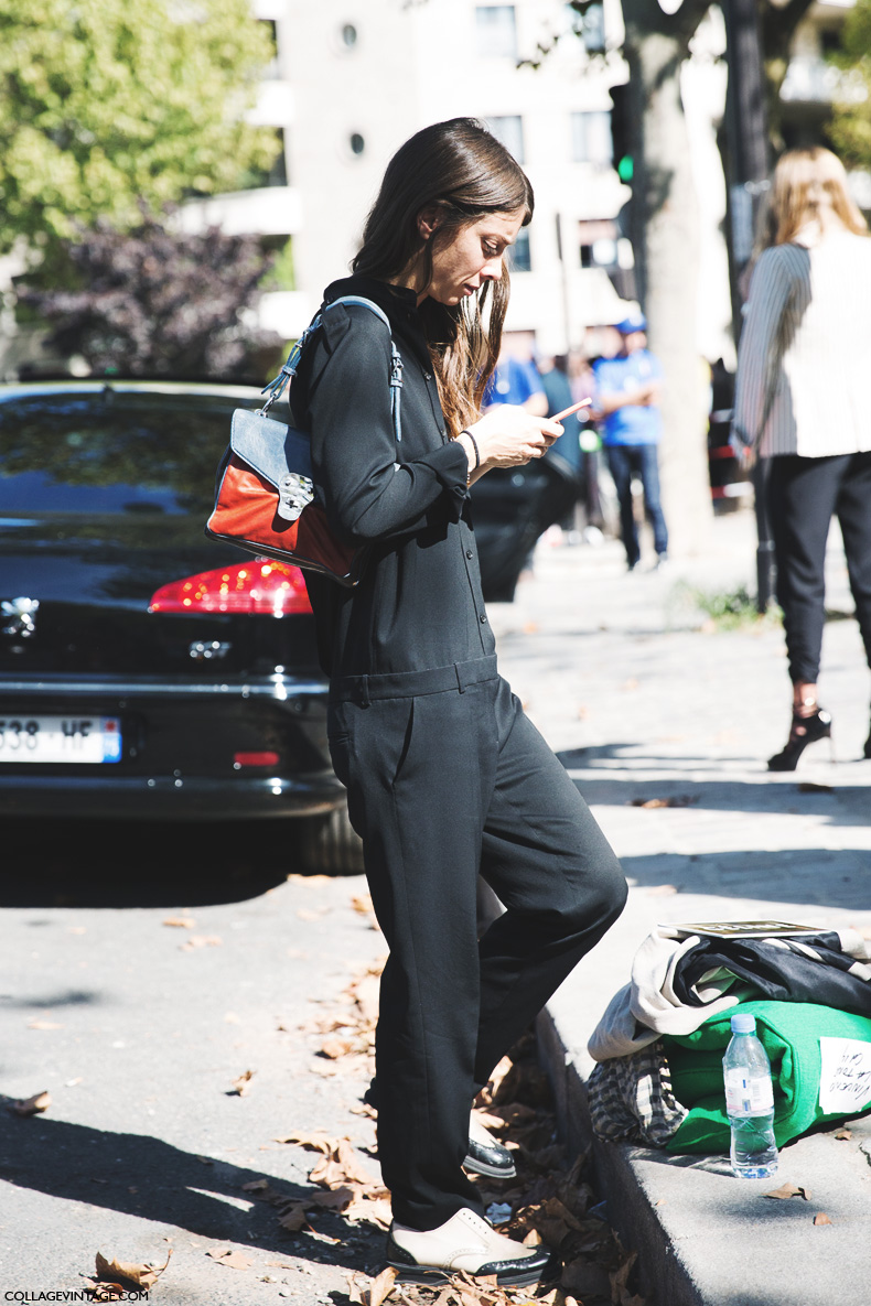 Paris_Fashion_Week_Spring_Summer_15-PFW-Street_Style-Casual-Black_Jumpsuit-