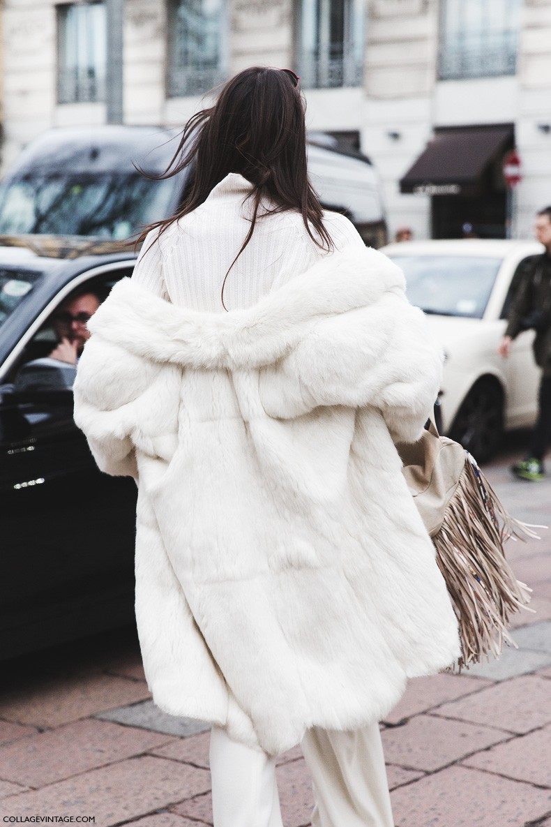 Milan_Fashion_Week-Fall_Winter_2015-Street_Style-MFW-White-outfit-Gucci-Fur_Coat-