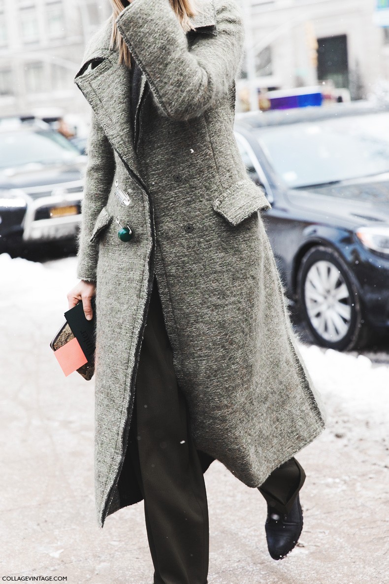 New_York_Fashion_Week-Fall_Winter_2015-Street_Style-NYFW-Green_Coat-