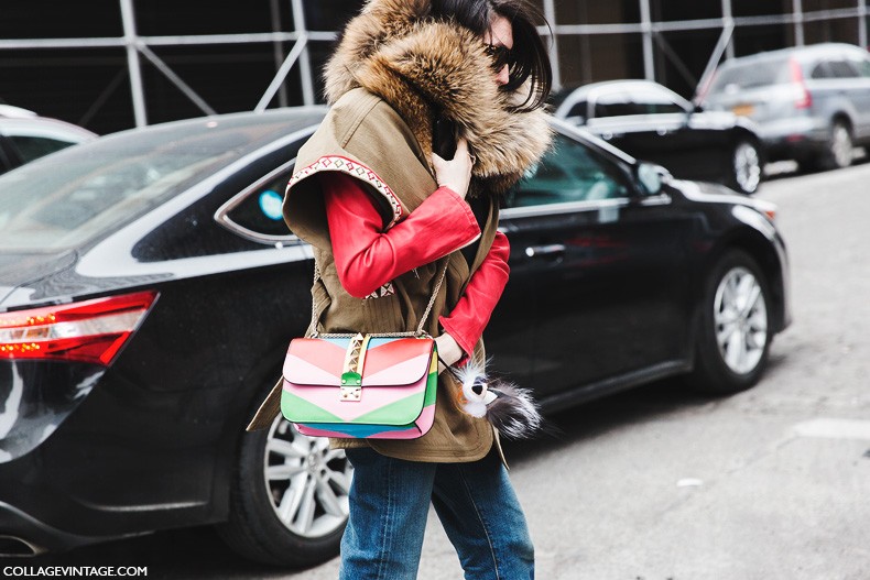 New_York_Fashion_Week-Fall_Winter_2015-Street_Style-NYFW-Parka-Valentino_Bag-Fur_Scarg-1