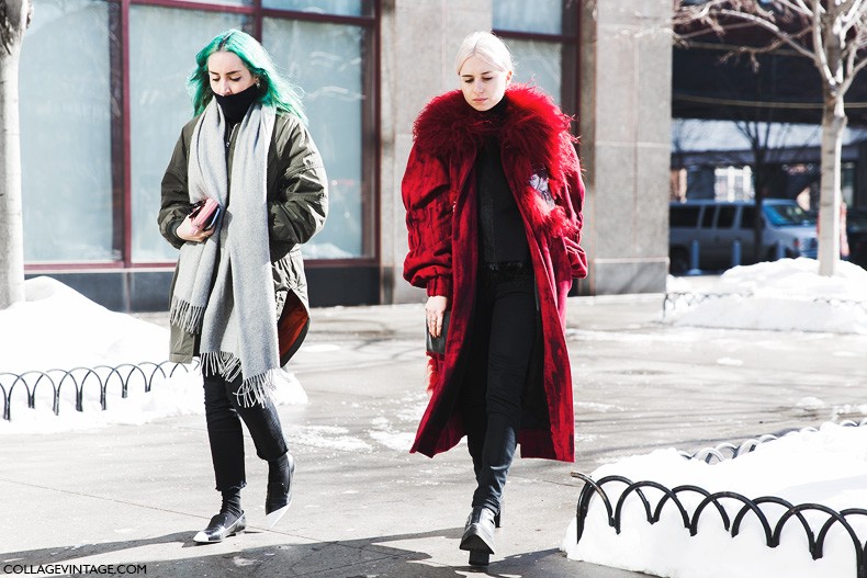 New_York_Fashion_Week-Fall_Winter_2015-Street_Style-NYFW-Red_Coat-Bomber