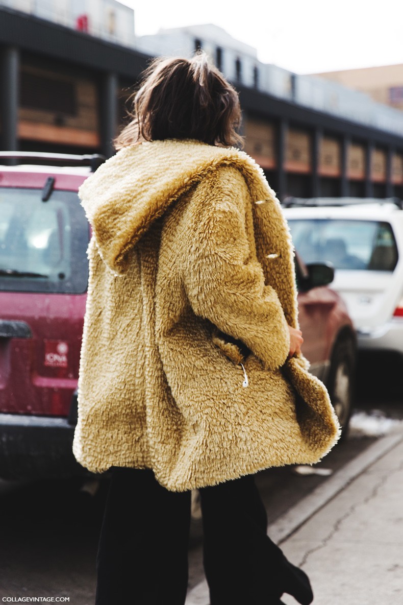 New_York_Fashion_Week-Fall_Winter_2015-Street_Style-NYFW-Shearling_Coat-