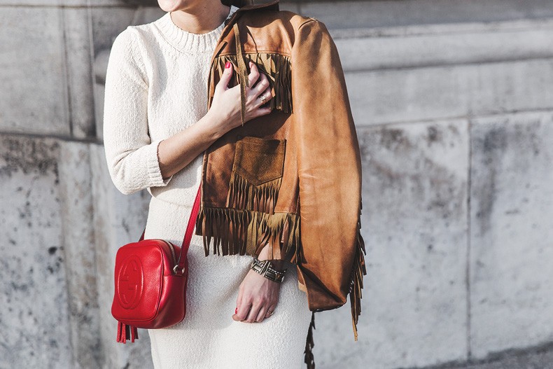 Fringed_Jacket-Polo_Ralph_Lauren-Flame_Sneakers-Isabel_Marant-Gucci_Disco_Bag-White_Dress-Outfit-Street_Style-25