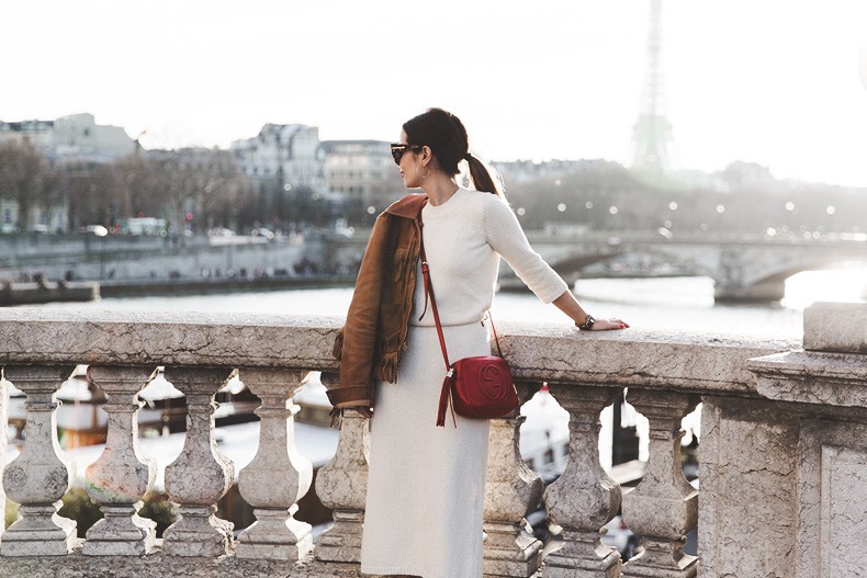 Fringed_Jacket-Polo_Ralph_Lauren-Flame_Sneakers-Isabel_Marant-Gucci_Disco_Bag-White_Dress-Outfit-Street_Style-35