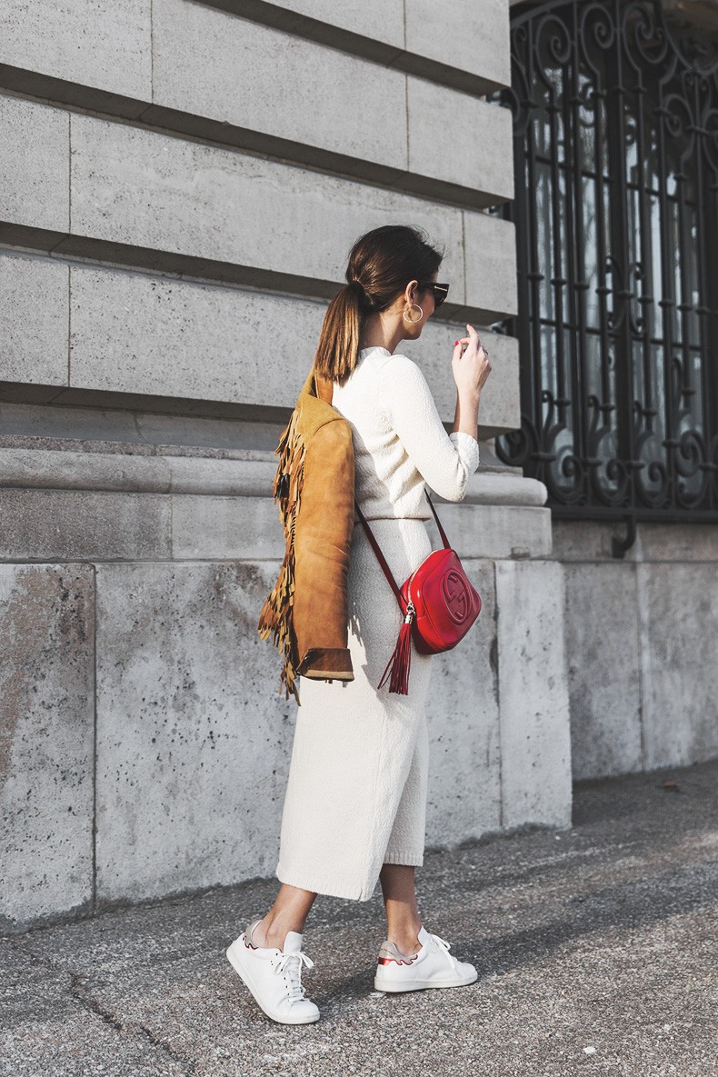 Fringed_Jacket-Polo_Ralph_Lauren-Flame_Sneakers-Isabel_Marant-Gucci_Disco_Bag-White_Dress-Outfit-Street_Style-6