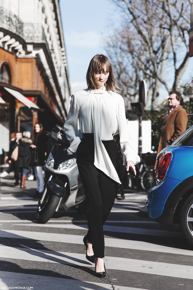 Paris_Fashion_Week-Fall_Winter_2015-Street_Style-PFW-Anya_Ziourova-Black_And_White-