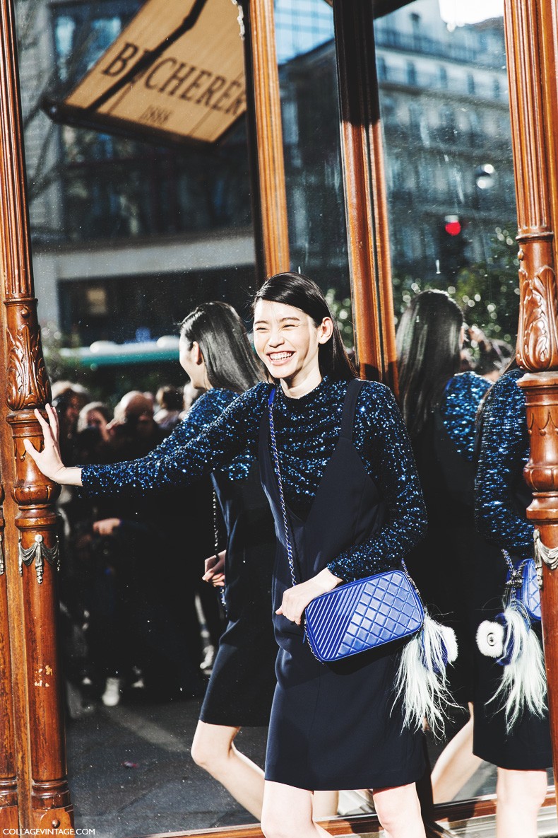 Paris_Fashion_Week-Fall_Winter_2015-Street_Style-PFW-Model_Balmain-1