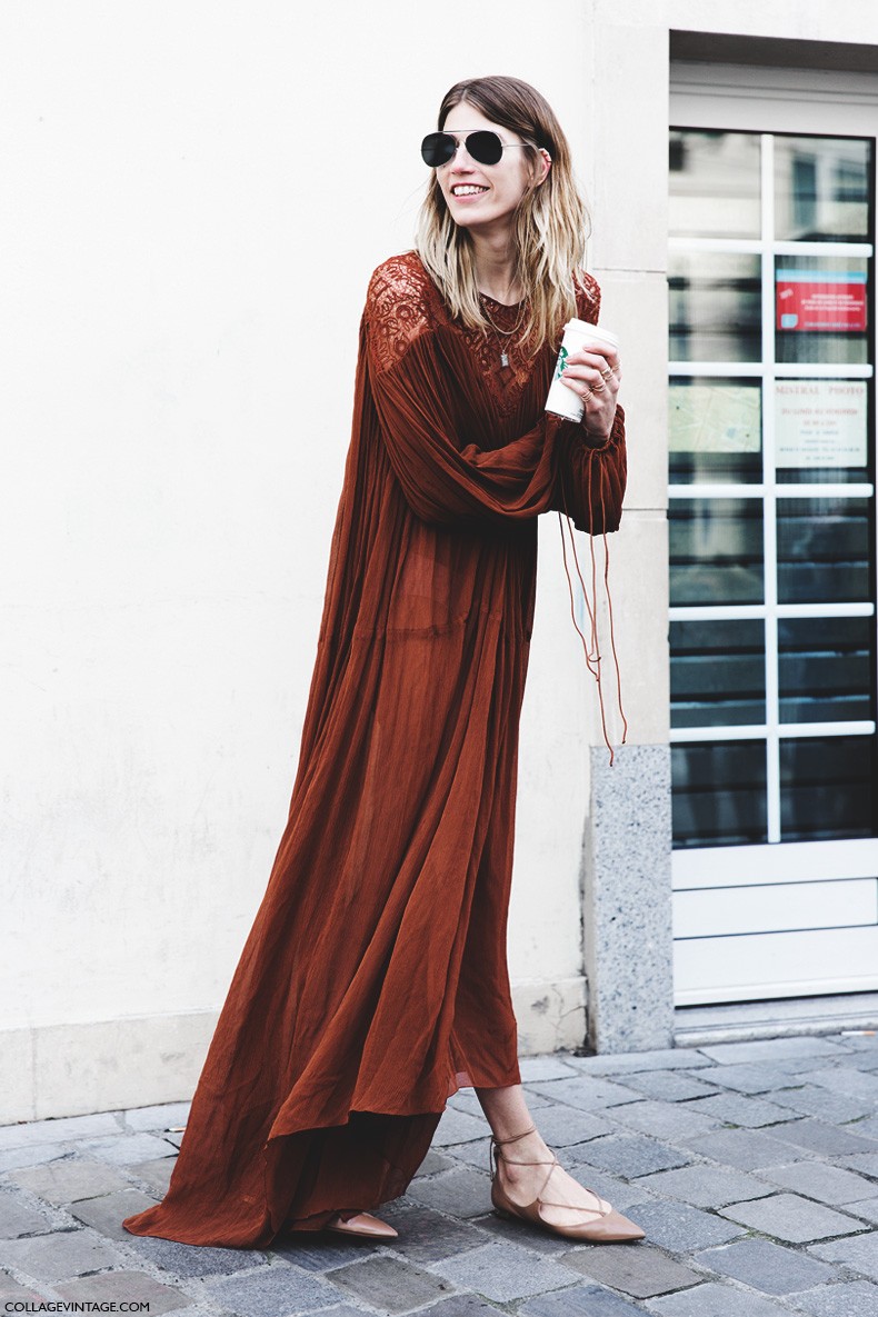 Paris_Fashion_Week-Fall_Winter_2015-Street_Style-PFW-Veronika_Heilbrunner-Long_Dress-Boho-1