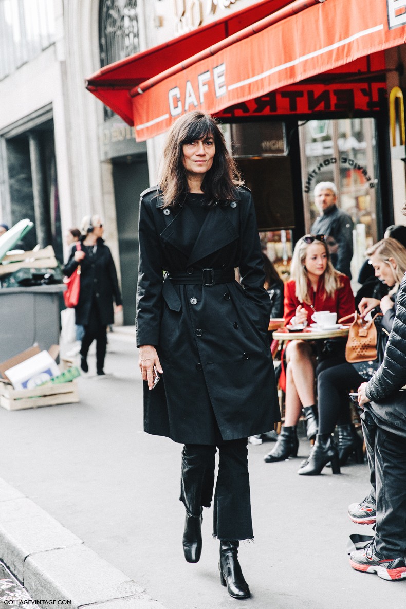 PFW-Paris_Fashion_Week-Spring_Summer_2016-Street_Style-Say_Cheese-Enmanuel_Alt-Trench_Coat-Black-1