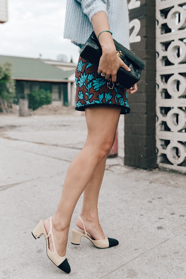 Floral_Skirt-Blue_Knit-Light_Blue-Chanel_Shoes-Chanel_Bag-Outfit-LA-45