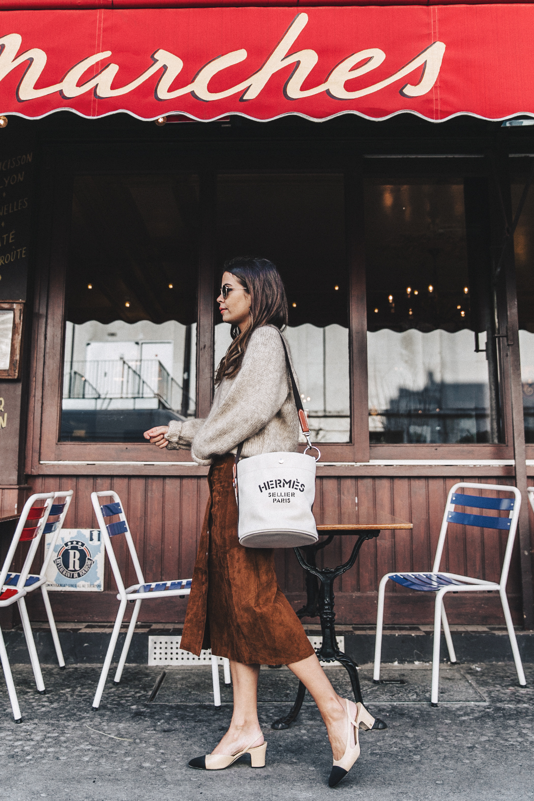 Vestiaire_Collective-Suede_Skirt-MIdi_Skirt-Hermes_Canvas_Bag-Chanel_Slingbacks-Outfit-Street_Style-17